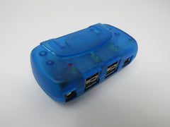 Unbranded/Generic USB Universal Serial Bus 4 Port USB Blue C+5V A-USB 104 -- Used