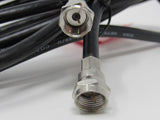 Standard Coaxial Cable F-Type Male Length 5.5 ft RG-59 U -- New