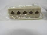 Unbranded/Generic 5 Jack Phone Adapter With Cord 1055 -- New