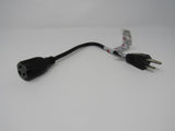 Standard Power Extension Cord Length 1 ft NEMA 5-15P IEC C13 YC-2 -- New