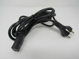 Standard Power Cord Black Length 7.5 ft CEE 7/7 IEC C13 -- New