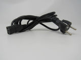 Standard Power Cord Black Length 7.5 ft CEE 7/7 IEC C13 -- New