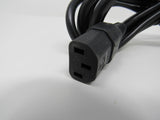 Standard Power Cord Black Length 7.5 ft CEE 7/7 IEC C13 -- New