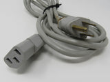 Electricord Power Cord Length 5.5 ft NEMA 5-15P IEC C13 36 -- Used