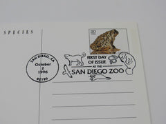USPS Scott UX275 Vintage 20c Wyoming Toad Endangered Species First Day of Issue -- New