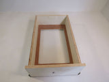 Standard Trash Can Slideout Cabinet 23in L x 13-1/2in W x 7in H Natural Plywood -- Used
