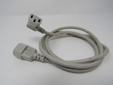 I Sheng Power Cord Angled Plug Length 4.5 ft IEC C14 IEC C13 IS-15 -- Used