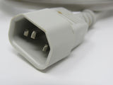 I Sheng Power Cord Angled Plug Length 4.5 ft IEC C14 IEC C13 IS-15 -- Used