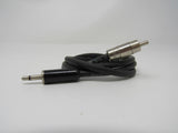 Belden Audio 3.5-mm Jack Adapter Cable RCA x1 Length 2 ft -- Used