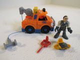 Fisher Price Rescue City Tow Truck Multi-Color Imaginext X7619 Plastic -- Used