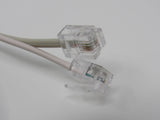 Standard Set Of 2 Phone Cords Cable Length 25 ft RJ 11 -- New