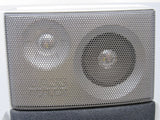 Philips Base Reflex Stereo Speaker Silver/Black 6 OHM FWB-C280 17 -- Used