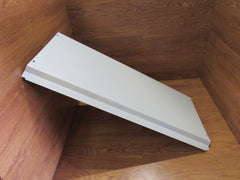 Commercial Light Fixture Panel 46in x 22in x 3in White Metal -- Used