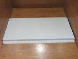 Commercial Light Fixture Panel 46in x 22in x 3in White Metal -- Used