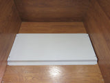 Commercial Light Fixture Panel 46in x 22in x 3in White Metal -- Used