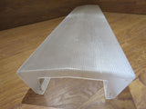 Commercial 48-in Ceiling Light Fixture Shade Frosted White Plastic -- Used