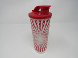 Tupperware Tumbler Cup Red/White 16 ounces 501-7L4 -- Used