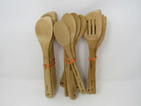 Standard Cooking Wooden Spoons and Slotted Spoons 19ct 12-in -- New