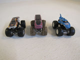 Hot Wheels Monster Trucks Lot of 3 -- Used