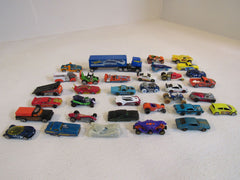 Hot Wheels Cars Lot of 34 Cars Trucks -- Used