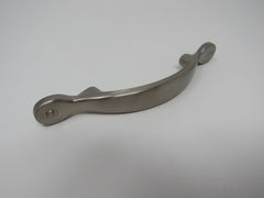 Designer Cabinet Door & Drawer Handle Pull Silver C-15904 1 Metal -- Used