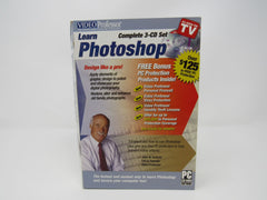 Video Professor Inc Learn Photoshop Complete 3-CD Set John W Scherer P036PS -- New