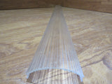 Commercial Ceiling Light Fixture Diffuser Shade 48-in Frosted Clear -- Used