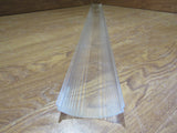 Commercial Ceiling Light Fixture Diffuser Shade 48-in Frosted Clear -- Used