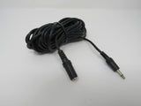 Standard Audio 3.5-mm Jack Adapter Cable Length 19.5-ft Female Male -- Used