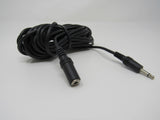 Standard Audio 3.5-mm Jack Adapter Cable Length 19.5-ft Female Male -- Used