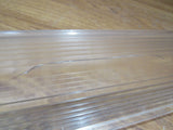 Commercial Ceiling Light Fixture Diffuser Shade 48-in Frosted Clear -- Used