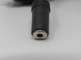 Standard Audio 3.5-mm Jack Adapter Cable Length 19.5-ft Female Male -- Used