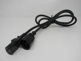 I Sheng Power Cord 4.5 ft IEC C14 IEC C13 IS-14 -- Used