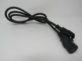 I Sheng Power Cord 4.5 ft IEC C14 IEC C13 IS-14 -- Used