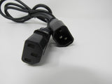 I Sheng Power Cord 4.5 ft IEC C14 IEC C13 IS-14 -- Used