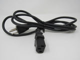 Yun Power Cord 5.5 ft NEMA 5-15P IEC C13 ST3 -- Used