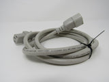 I Sheng Power Cord 5 ft IEC C14 IEC C13 18AWG 10A 125V -- Used