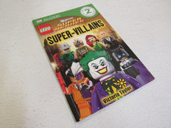 DK Publishing Lego DC Universe Super Heroes Super Villains Childrens Paperback -- Used