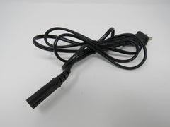 Standard Power Cord 4.5 ft Non Polarized NEMA 1-15 Non-Polar IEC C7 -- Used