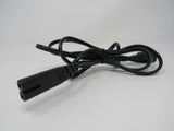 Standard Power Cord 4.5 ft Non Polarized NEMA 1-15 Non-Polar IEC C7 -- Used