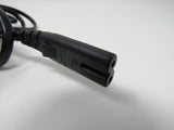 Standard Power Cord 4.5 ft Non Polarized NEMA 1-15 Non-Polar IEC C7 -- Used