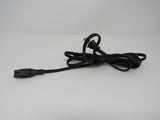 Line Tek Power Cord 5.5 ft Non Polarized NEMA 1-15 Non-Polar IEC C7 LS-7C -- Used