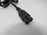 Line Tek Power Cord 5.5 ft Non Polarized NEMA 1-15 Non-Polar IEC C7 LS-7C -- Used