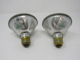 Sylvania Flood Light Bulb Capsylite PAR30 Set Of 2 4in x 3 1/2in Each 04986 -- Used