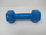 TKO 4 Pound Dumbbell Weight Blue Metal Plastic -- Used