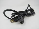 Standard Power Cord Angled End 7.5 ft NEMA 5-15P IEC C13 -- Used