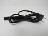 Baohing Power Cord 6 ft Non Polarized NEMA 1-15 Non-Polar IEC C7 -- New