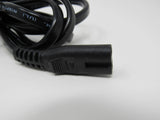 Baohing Power Cord 6 ft Non Polarized NEMA 1-15 Non-Polar IEC C7 -- New