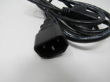 Queen Puo Power Cord 6 ft IEC C14 IEC C13 18AWG 10A 125V QP-015 -- New