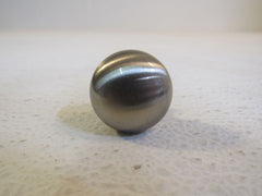 Designer Cabinet Drawer Door Knob Silver Metal -- Used